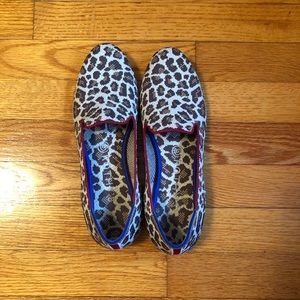 Rothy’s mocha spot loafers